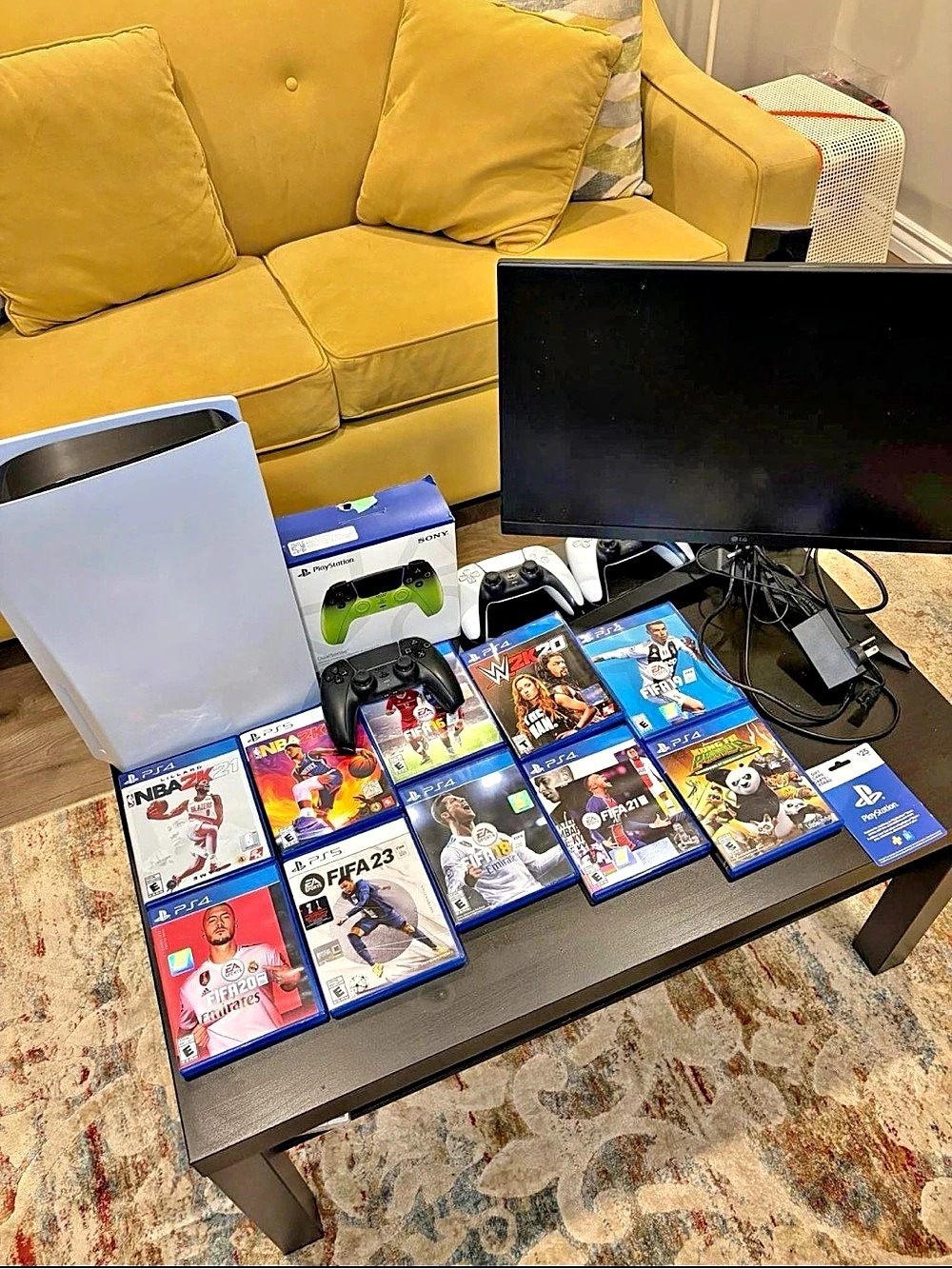 Sony PlayStation 5 Console Bundle with Games and Controllers